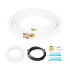 10ft Mini Split Line Set 1 4    3 8  O d Copper Pipes Tubing With Nuts   