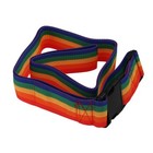 Rainbow Luggage Strap Suitcase Travel Baggage Belt Backpack Secure Adjustable