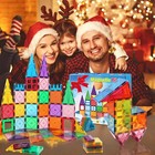 Magnetic Tiles For Kids Age 3-5 4-8 Stem Educational Toys Magnet Building Blocks