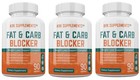 3 Pk Fat Carb Blocker Extra Weight Loss  Complex Burn Low Keto Diet Pills