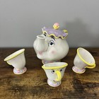 Disney Vintage Beauty And The Beast Toy China Tea Set 5 Pcs 1991