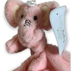 Kellybaby Kelly Baby Plush Pink Elephant Rattle Security Blanket Lovey New