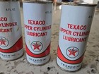 Lot Of 5 1963 Vintage Texaco Upper Cylinder Lubricant 4 Fl  Oz  Cans All Full