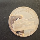 Tuvalu 2017 1 Dollar Challenger Tank Silver Coin Queen Elizabeth Ii
