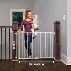Regalo 2-in-1 Extra Wide Stairway And Hallway Walk Throughbaby Safety Gate  Hard