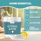 11 Lb Citric Acid Powder Food Grade  Citric Acid For Cleaning  100  Pure  Nat   