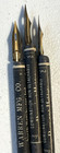 Antique 1890s-3 Paper Pens- Warren Mfg Co Combo Dip Pen North Manchester In