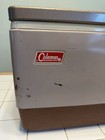 Coleman Cooler  Vintage Two Tone Brown  Tan Metal  Plastic Bottle Opener Handles