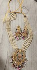 Asian Ethnic Multicolor Beaded Jewelry Set Necklace Earrings For Women