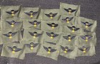 Vietnam Era - Senior Airborne Paratrooper Wings Sew-on Patches-gold black green