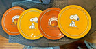 Disney Pottery Barn Holiday Plate Snoopy  Utensil Thanksgiving Peanuts Set 8 O