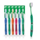 Soft Toothbrush Deep Clean 6 Pack Adults Compact Head Soft Bristles Gentle