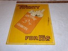 Vintage Twenty Sunshine Cigarettes For 15 Cents 18  X 13 3 4  Metal Tobacco Sign