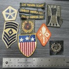 Vintage U s  Army Patch Lot Of 8 - Estate Find     Original Military Insignia