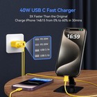 120w 4-port Usb C Fast Wall Charger Block For All Cell Phone Ipad Lot