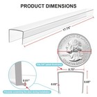 2 Pack 18  Cabinet Door Protector Edge Guard For Kitchen Cabinet   Drawer