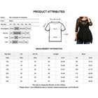 Womens Plus Size Lace Tops 3 4 Sleeve T-shirt Summer Casual Blouse Tunic Tops
