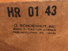 Vintage O  Schoenhut Wooden Toy Piano Upright Early Logo Vintage Musical Toy