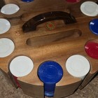 Ap Games Arthur Popper Wooden Poker Chip Carousel Caddy Rack Holder With Cover