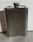 Vtg Colibri Of London Stainless Steel 6oz Screw Top Flask  acl  Alcohol
