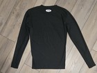 Under Armour Compression Shirt Mens Medium Black Long Sleeve Heatgear Athletic