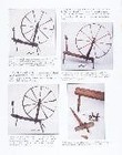 Vintage Spinning Wheels Id  Book Ashford Shaker Etc