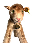 Vintage Steiff 1952-58 10cm Steiff  6310  Zicky Goat Tan Mohair Ear Tag