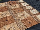 93  X 130  Samoa Tapa Bark Cloth Folk Art Vintage