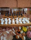 Vintage Wooden Olympic Chess Set Soviet Ussr   81 