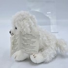 Russ Berrie Yomiko Classics White Poodle Dog Plush 11  Stuffed Animal W Tag