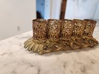 Vintage Sf Sam Fink Gold Tone Filigree Lipstick Holder 5 Tubes