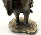 Vtg 1973 Hudson Corp  P w  Baston Benjamin Franklin Pewter Figurine 3  Tall   12