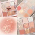 9 Colors Matte Eyeshadow Palette Makeup Kit Shimmer Glitter Eye Shadow 6 Style  