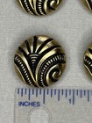 Set Of 4 Antique Victorian Metal Buttons - 14 16   
