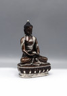 Silver Copper Amitabha Buddha Statue 6 h