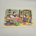 Walt Disney Productions Place Mats Rca Victor Dealer Snow White Mickey Lot Of 3