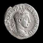 Severus Alexander Ar Denarius 222 Ad Rome Salus Ancient Roman Silver Coin