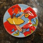 Vintage 1940s Ohio Art Childs Vintage Tin Lithograph Tea Set Girl Watering Can