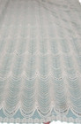 Vtg Curtain Rod Pocket Open Woven Boho Macrame Yarn Fabric  Prop 56  X 79  Mcm