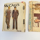 Mccalls Vintage Sewing Patterns Lot Mens Womens 5915 5743 6269