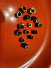 Antique Venetian Glass Millefiori African Trade Beads Set Of 15