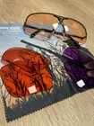 Re Ranger Edge 140mm Shooting Glasses With 3 Lenses And Factory Case