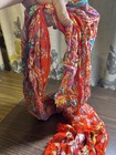 Vera Bradley Paisley In Paradise Soft Fringe Scarf Boho Festival Colorful Nwt