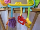 Fisher Price Ocean Wonders Deep Blue Sea Musical Activity Mirror Playpen Crib