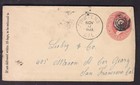 Small Town Cancel On Cover  Winters  Cal  1883