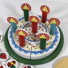 Melissa   Doug Wooden Birthday Cake Pretend Food- Decorations Gently Used