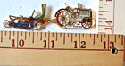 Lions Club Pins - Vintage Tractor And Plow From Stockton  Ks