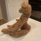 Vintage 22    5 Way Jointed Teddy Bear Brown Plush Poseable Arms Legs Head