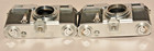 2 Vintage Rf Cameras Zeiss Ikon Contax Ii Pre War Bodies 4 Parts Not Working