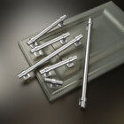 Brushed Nickel Modern Kitchen Cabinet Handles Pulls Hardware Stainless Steel